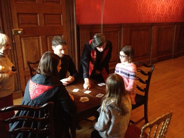 Playing cards at Kensington