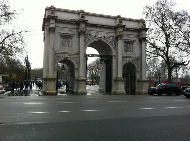 Our B & B was fairly close to Marble Arch