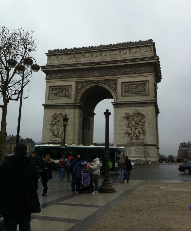 The monumental arch is in honor of those who fought for France,  particularly, those who fought during the Napoleonic Wars. 