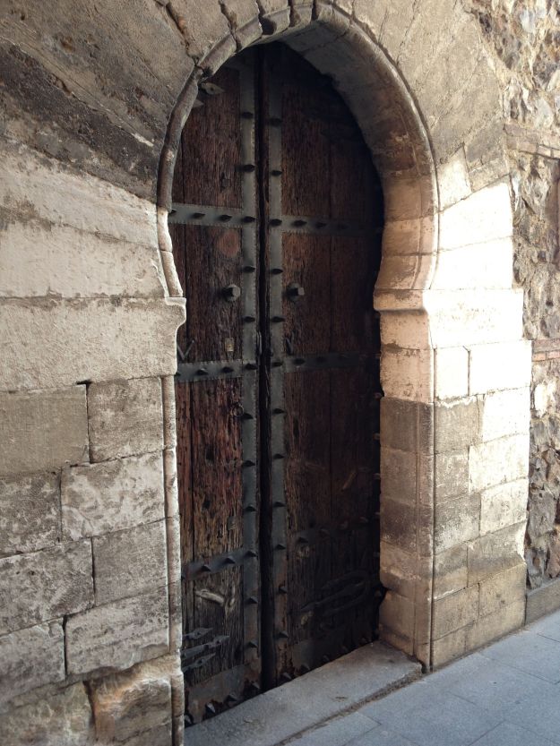 The oldest door in Madrid-a the Moor influence is seen in the archway