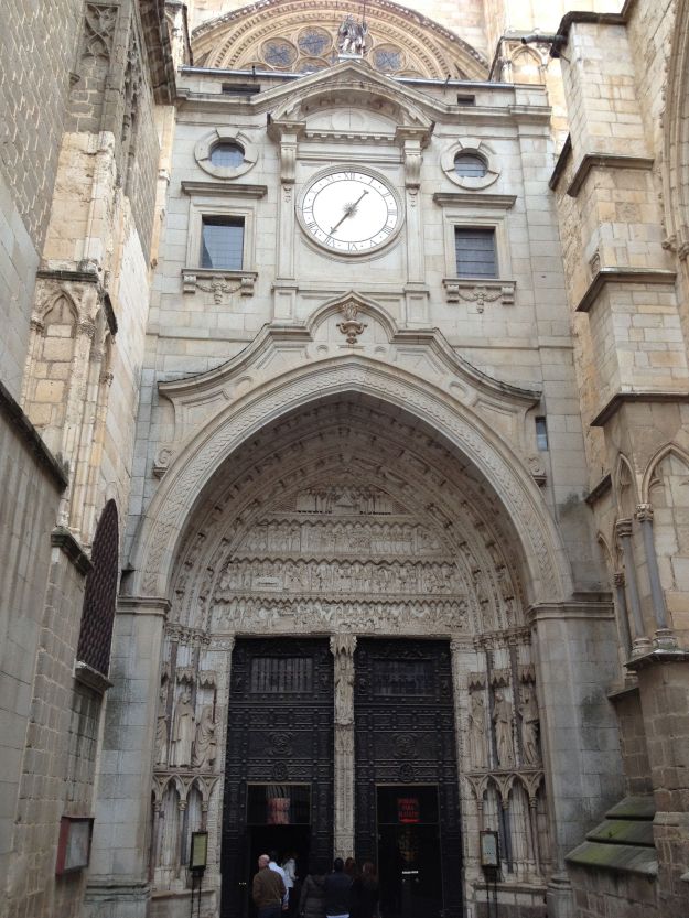 Portal of the clock entrance 