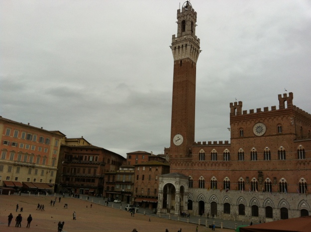 The main square in Siena